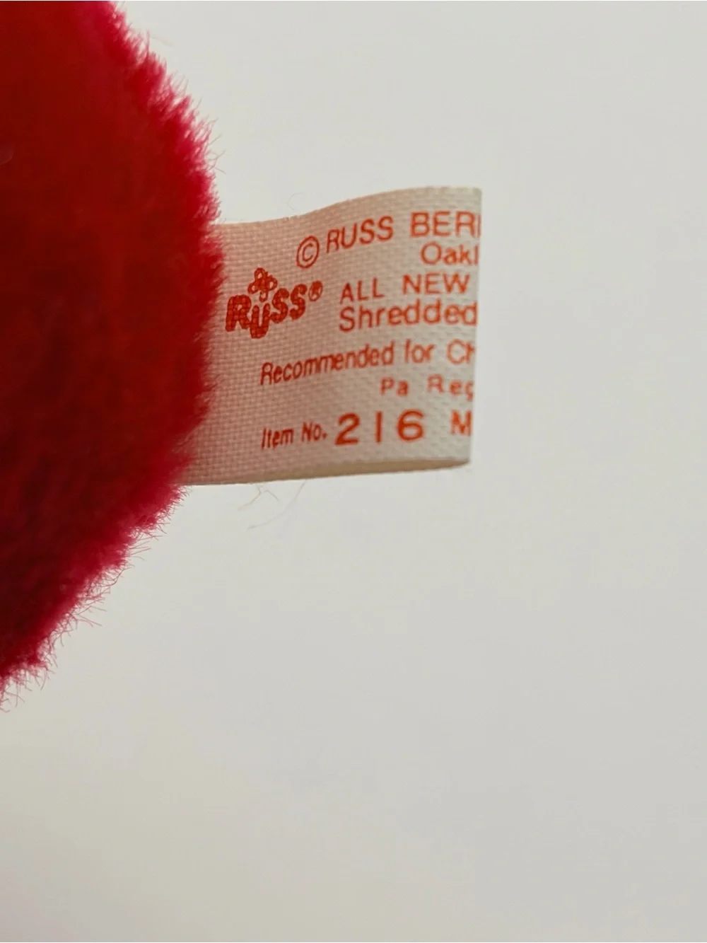 Russ Berrie vintage santa